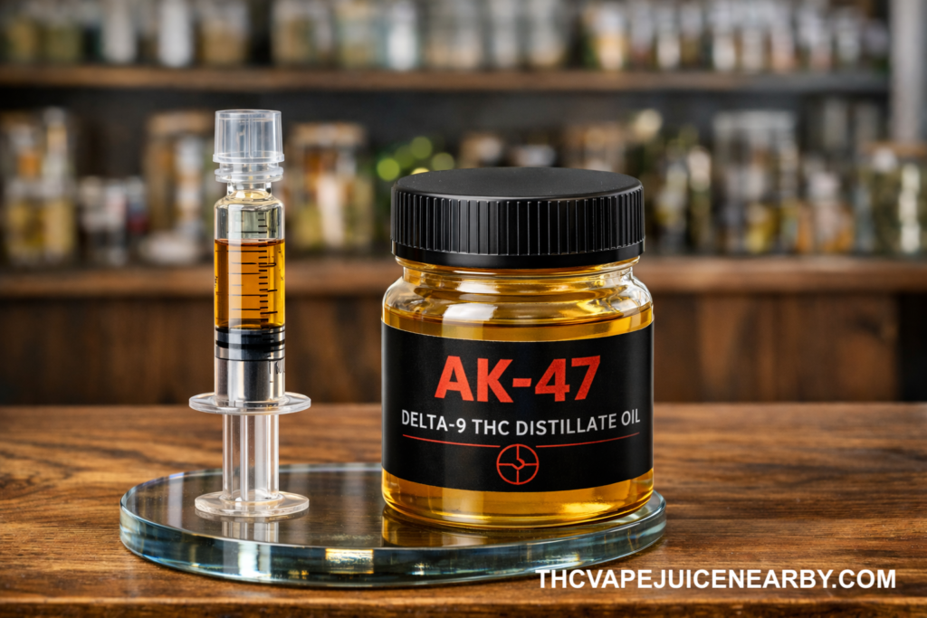 AK-47 Delta-9 THC Distillate Oil