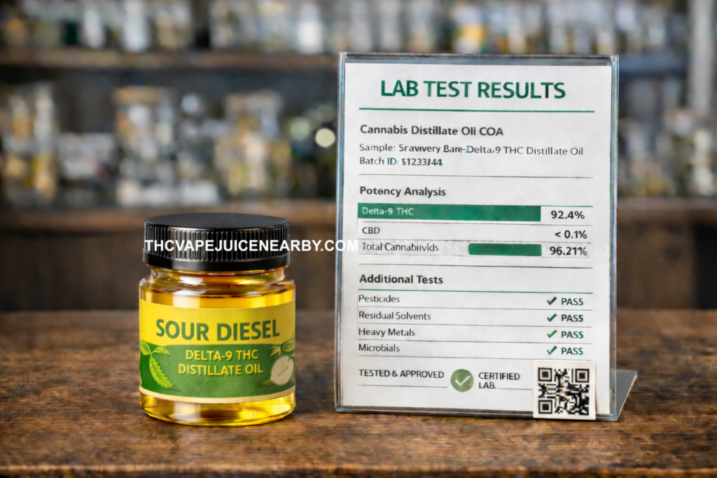 Delta-9 THC Distillate Oil
