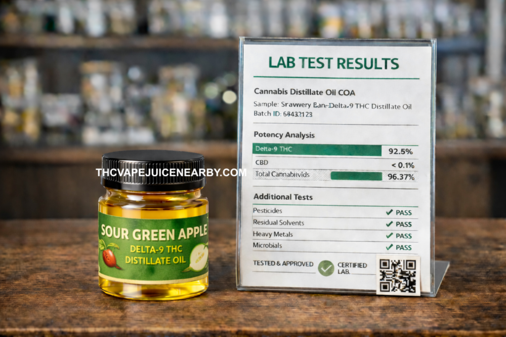 Delta-9 THC Distillate Oil