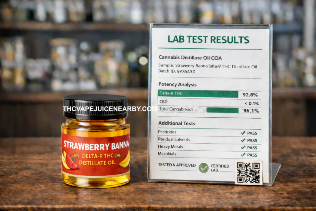 Delta-9 THC Distillate Oil