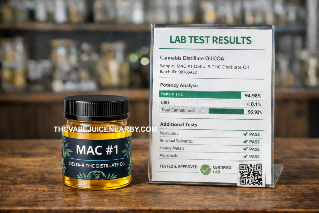THC Distillate Oil